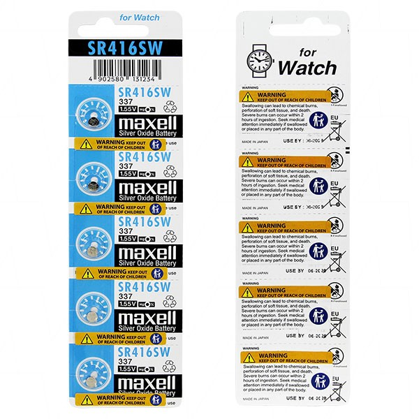 MAXWELL SR416SW 337 BATTERY - 38005-015