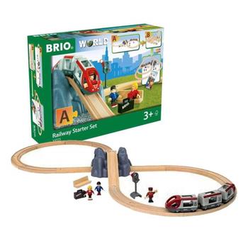 BRIO PASSENGER RAILWAY FIGURE-OF-8 STARTER CIRCUIT (PACK A) - 33773