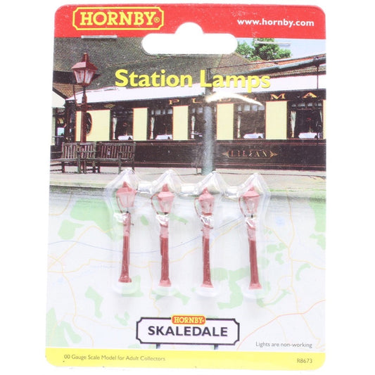 HORNBY PLATFORM LAMPS X4 MODEL - R8673