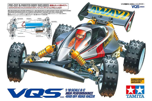 TAMIYA 1/10 ELECTRIC RC CAR SERIES NO.686 VQS 2020 58686 - T58686