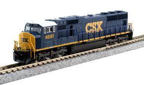 KATO 1767609 N SD70M DIESEL W/FLAT RADIATOR CSX #4691 N SCALE - KA1767609
