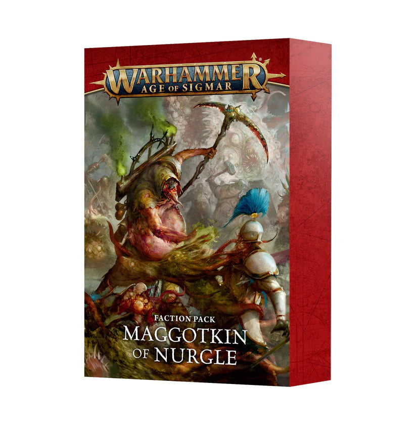 WH AOS MAGGOTKIN OF NURGLE WARSCROLL CARDS - 8359