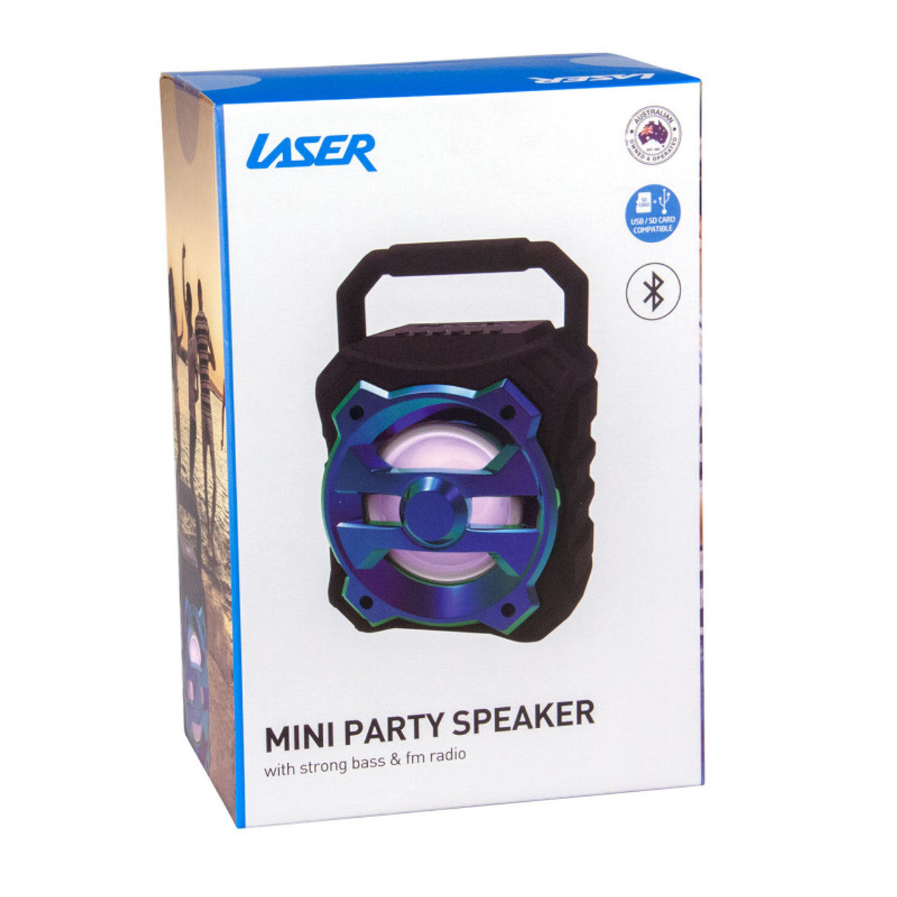 MINI PARTY SPEAKER WITH FM RADIO - SPK-BT660BLU