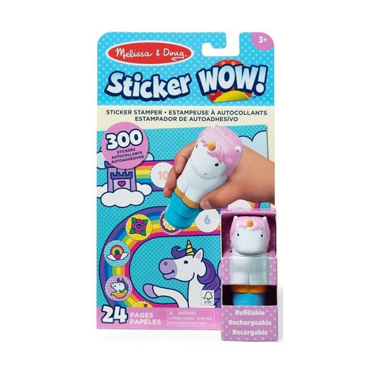 32013  STICKER WOW! ACTIVITY PAD AND STICKER STAMPER, UNICORN