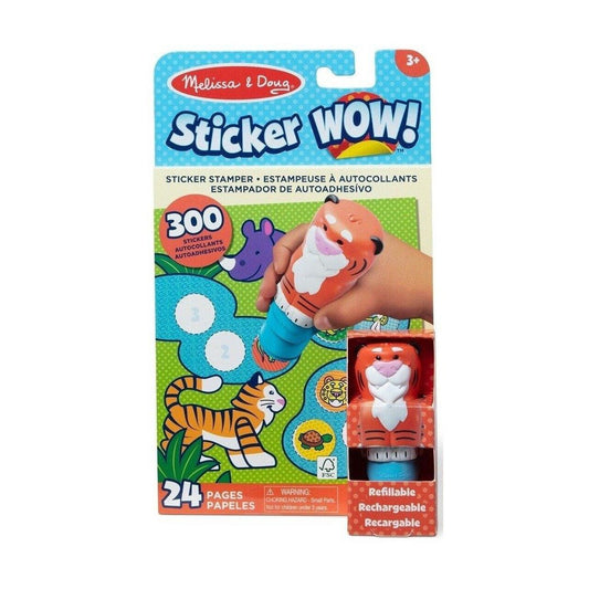 32014  STICKER WOW! ACTIVITY PAD AND STICKER STAMPER - TIGER