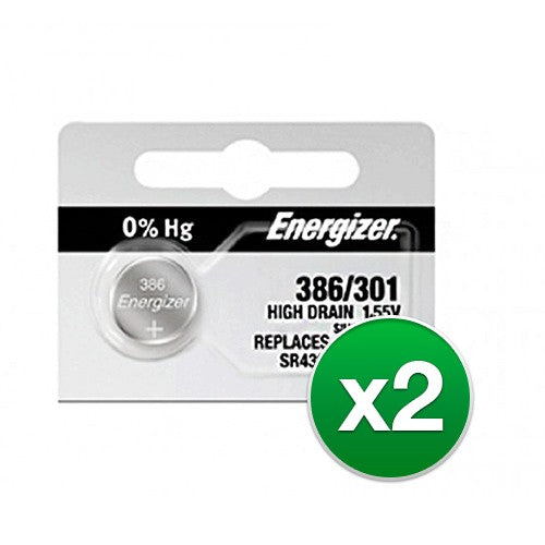 Energizer 386 SILVER Oxide Multi-Drain BATTERY 