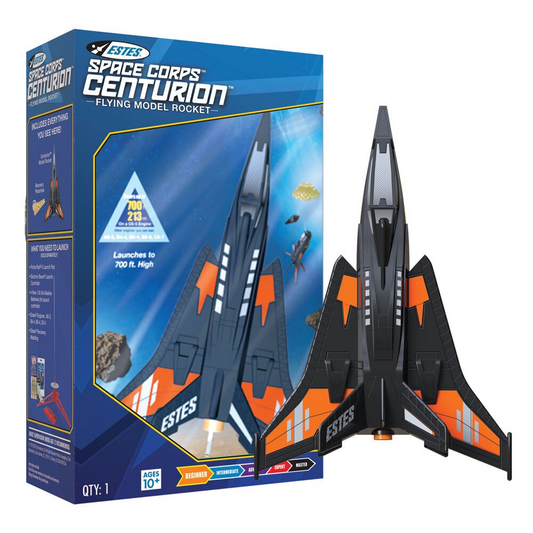 ESTES SPACE CORPS CENTURION BEGINNER MODEL KIT (ROCKET ONLY/18MM STANDARD ENGINE)
