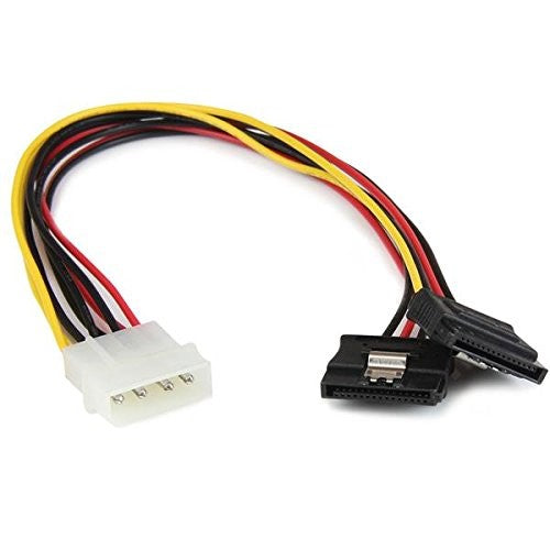 StarTech – Câble Adaptateur D'alimentation Interne LP4 Mâle Vers 2 X SATA Femelle, 12 Po