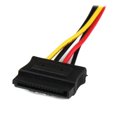 StarTech – Câble Adaptateur D'alimentation Interne LP4 Mâle Vers 2 X SATA Femelle, 12 Po