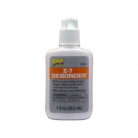 ZAP-A-GAP ZAP Z-7 DEBONDER FOR SUPER GLUE, 1 OZ - PT-16