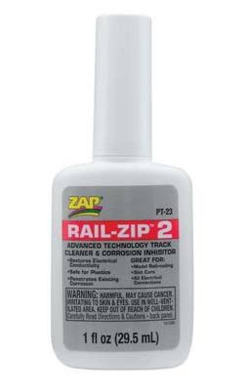 PAAPT-23 Rail-Zip Train Track Cleaner & Lubricant, White