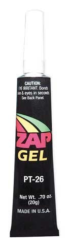 Zap Gel Tube Adhesive 3g (PT-27)