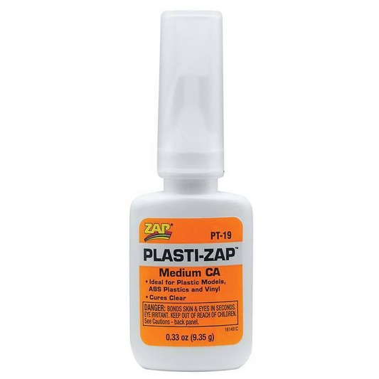 ZAP-A-GAP PT-19 0.33 OZ. PLASTIC  CA PLUS SECS 12 - PT-19