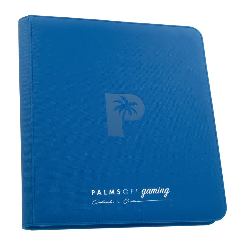 PALMS OFF GAMING ZIP BINDER BLUE 12 POCKET 480 SLOTS - ZB-12-BLU 