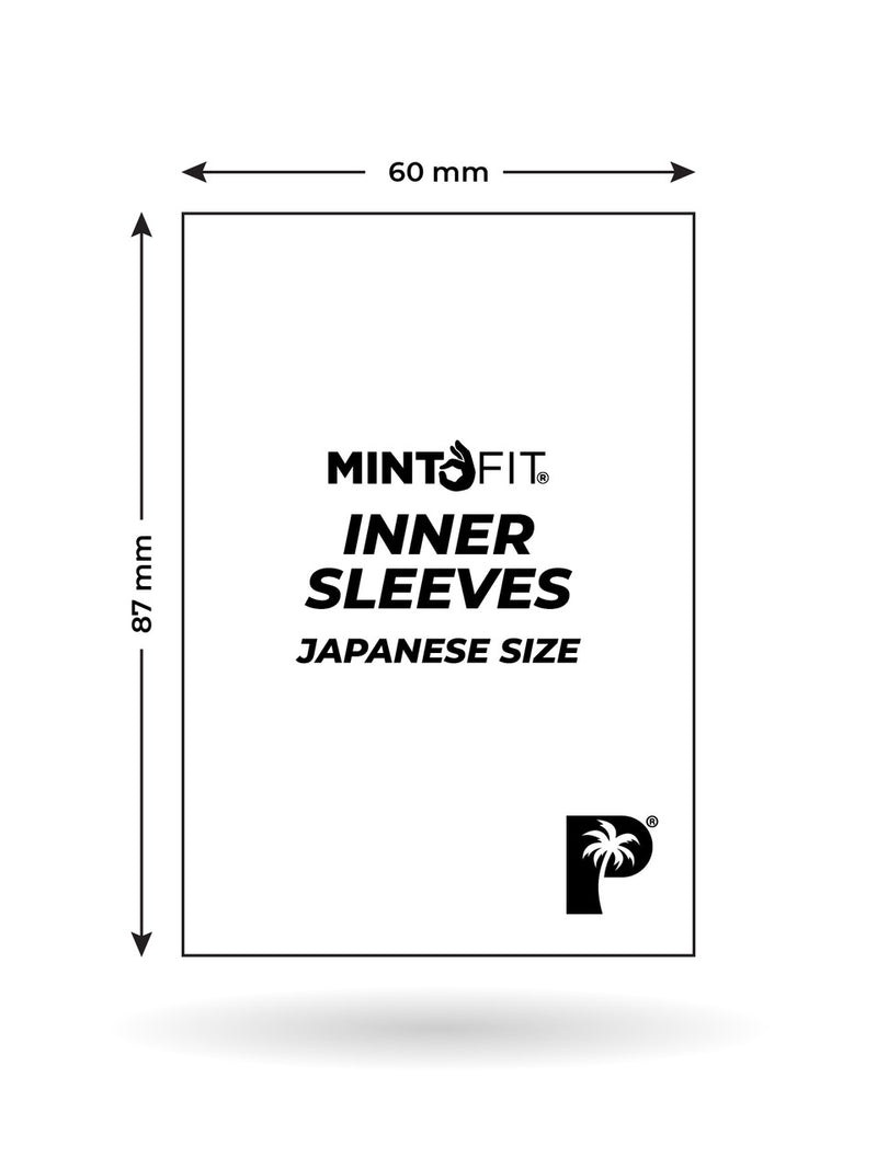 PALMS OFF GAMING MINT FIT INNER SLEEVES JAPANESE SIZE 100PK - MF-IN-JPN 