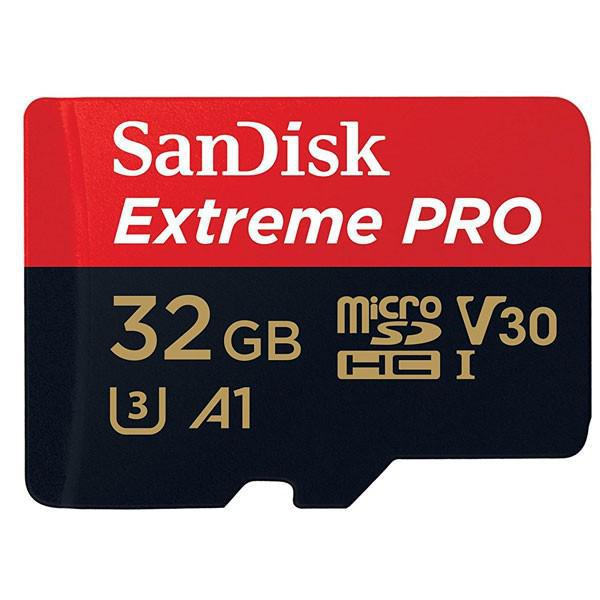 SanDisk Extreme Pro MicroSD Card with Adapter 32GB
