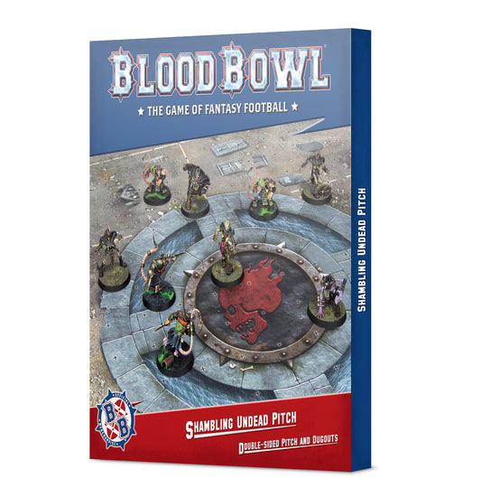 WH BLOOD BOWL SHAMBLING DEAD PITCH - 200-56