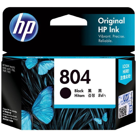HP 804 BLACK INK CARTRIDGE - HI804B 