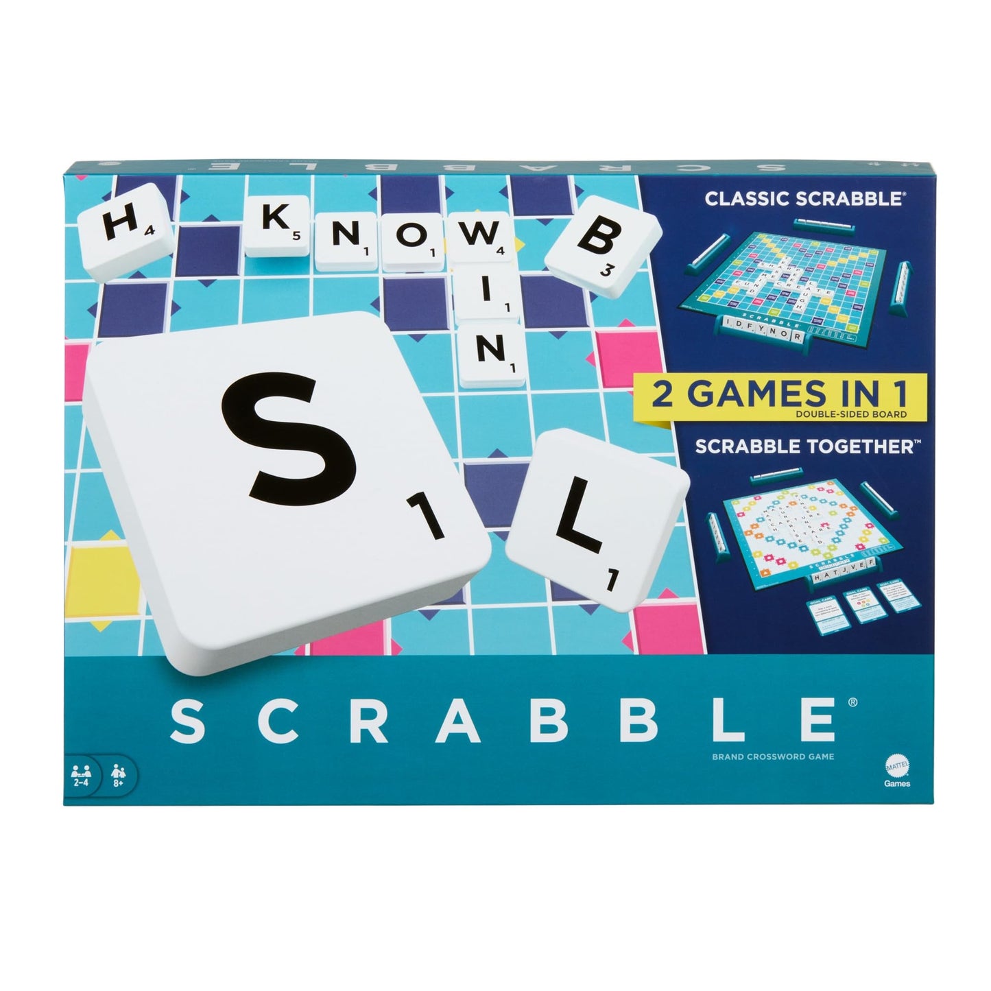 SCRABBLE BOARD GAME FAMILY WORD GAME - HWD43
