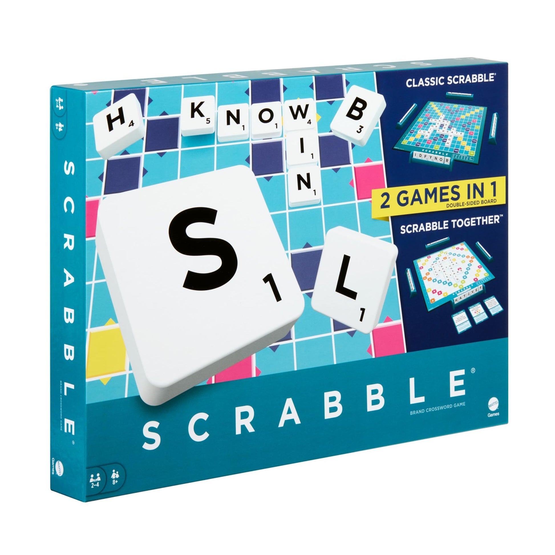SCRABBLE BOARD GAME FAMILY WORD GAME - HWD43