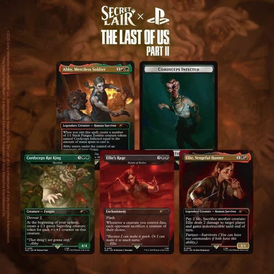 MAGIC THE GATHERING SECRET LAIR PLAYSTATION THE LAST OF US PART 2 (NON FOIL)