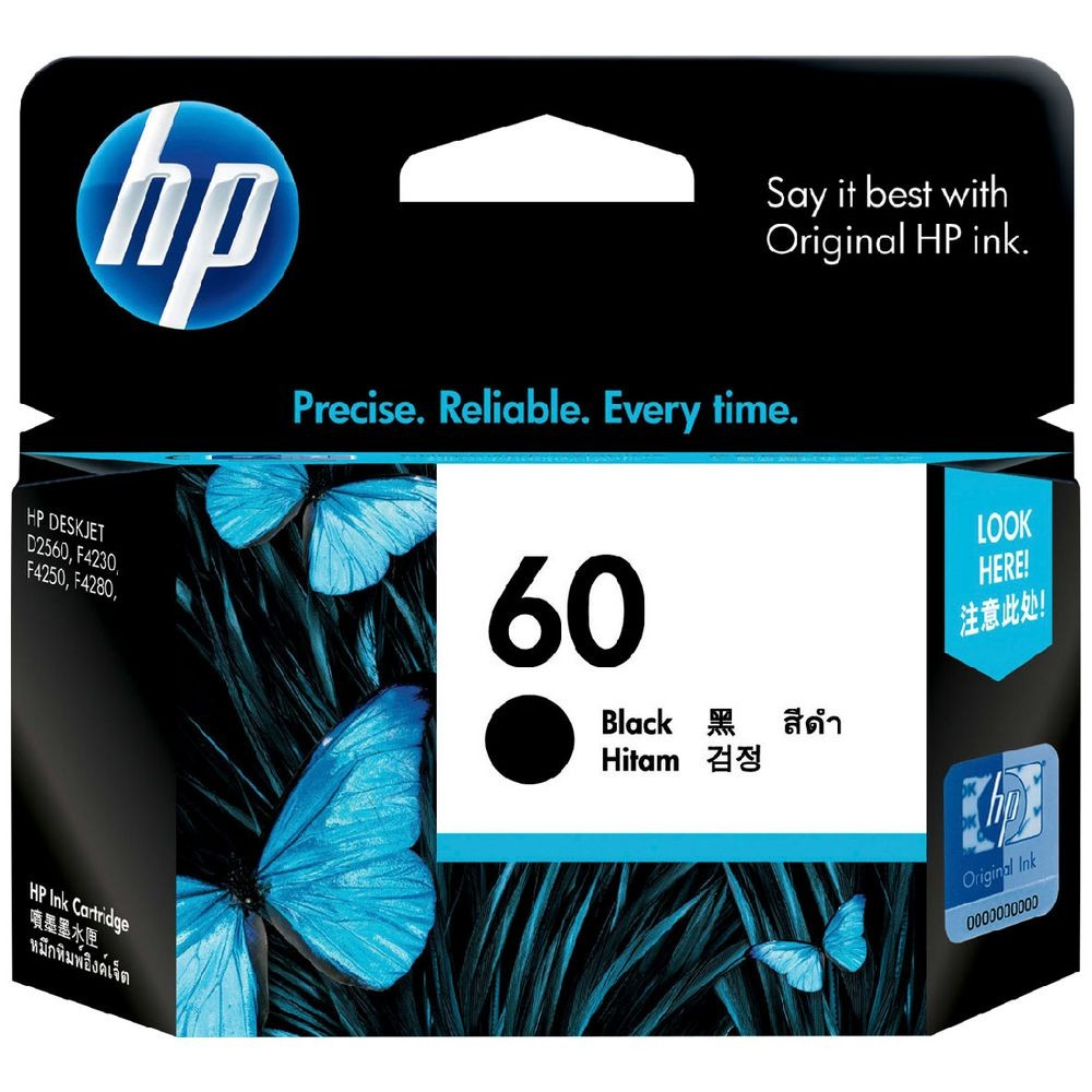 HP 60 BLACK INK CC640WA - HI60B