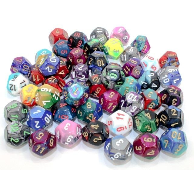 ASSORTED D12 DICE - D12