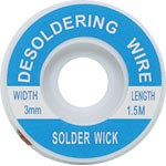 SOLDER WICK 3MM 1.5M - T1207A