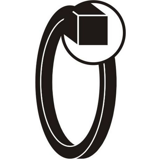 SQUARE SECTION 1.0MM² 75X1 TURNTABLE BELT - 75X1