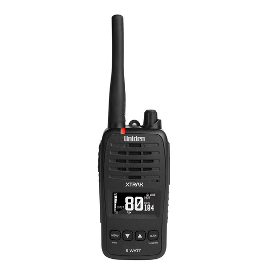 UNIDEN XTRAK 50 5W HANDHELD UHF RADIO - XTRAK50
