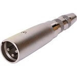 3 PIN MALE XLR TO 6.35MM TRS SOCKET ADAPTER - P0968