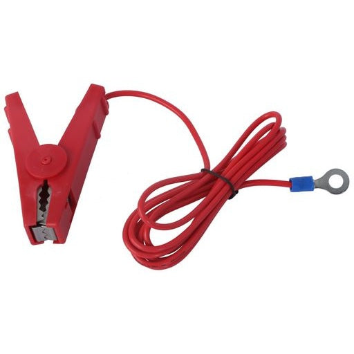 ALLIGATOR CLIP RED W/ LEAD