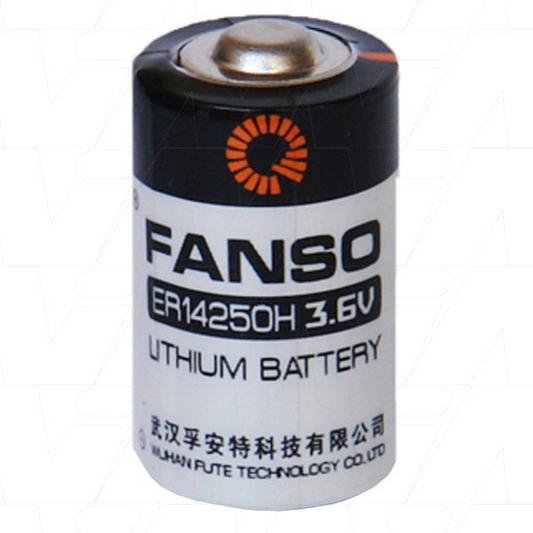 FANSO ER14250 1/2AA 3.6V 1.2AH LITHIUM HIGH CAPACITY BATTERY - 59003-001