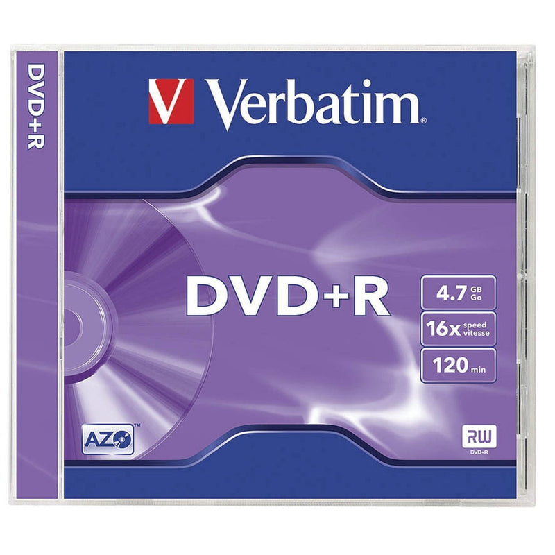 Verbatim 4.7GB 16X DVD+R Single Media Model 94916 - xc4733