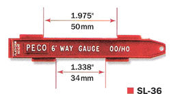 Peco 6ft Way Gauge - SL36