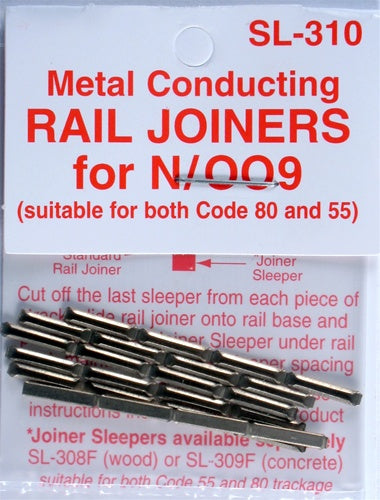 PECO RAIL JOINERS N/SILVER - SL310