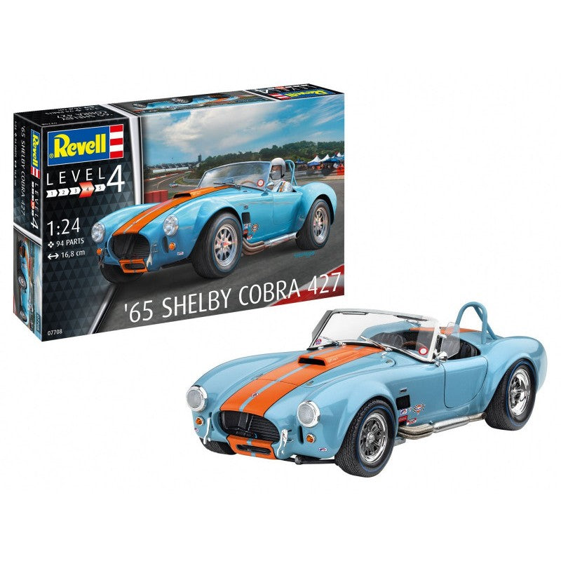 Revell 07708 65 Shelby Cobra 427 Automodell Bausatz 1:24 (07708) - 7708