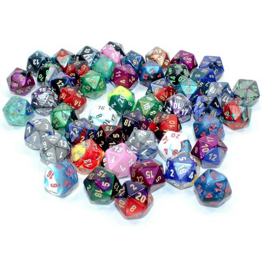 ASSORTED D20 DICE - D20