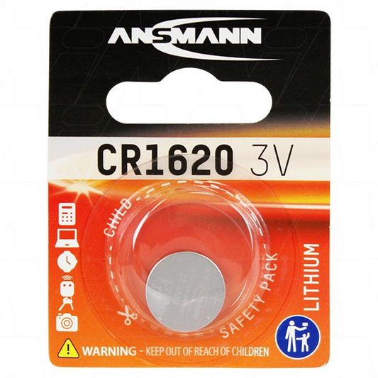 ANSMANN CR1620 3V BATTERY - 59006-1620