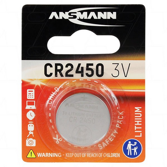 ANSMANN CR2450 3V BATTERY - 59006-2450