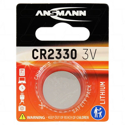ANNSMAN CR2330 3V LITHIUM BATTERY - 59006-2330
