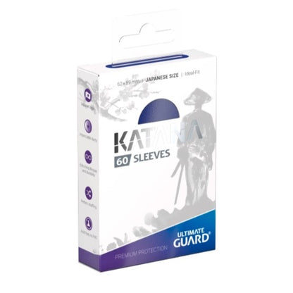 ULTIMATE GUARD KATANA SLEEVES JAPANESE SIZE BLUE (60) - UGD011050