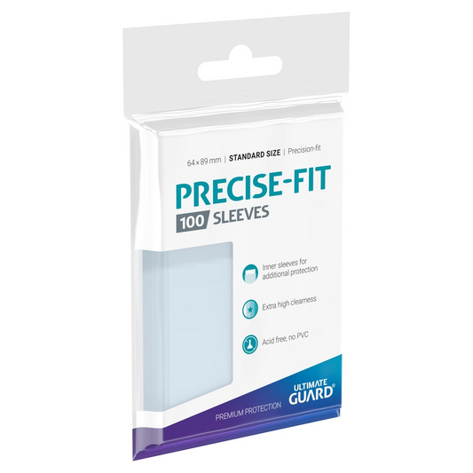 ULTIMATE GUARD INNER SLEEVES STANDARD SIZE PRECISE FIT (100) - UGD010050