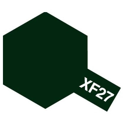 TAMIYA ACRYLIC XF-27 BLACK GREEN - T81727