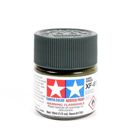 TAMIYA ACRYLIC XF-61 DARK GREEN - T81761
