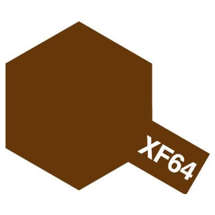 TAMIYA ACRYLIC XF-64 FLAT RED BROWN - T81764