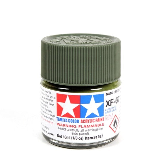 TAMIYA ACRYLIC XF-67 NATO GREEN - T81767