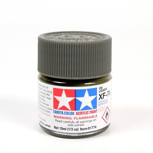 TAMIYA ACRYLIC XF-74 OLIVE DRAB - T81774
