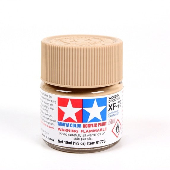 TAMIYA ACRYLIC XF-78 WOODEN DECK TAN