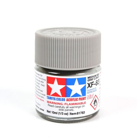 TAMIYA ACRYLIC XF-83 MEDIUM SEA GREY 2 - T81783 2
